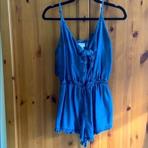 Denim romper